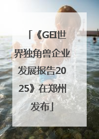 《GEI世界独角兽企业发展报告2025》在郑州发布