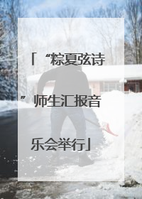 “粽夏弦诗”师生汇报音乐会举行