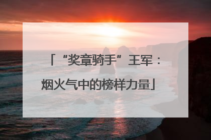 “奖章骑手”王军：烟火气中的榜样力量