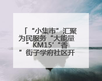 “小集市”汇聚为民服务“大能量”KM15′“香”街子学府社区开集迎端午