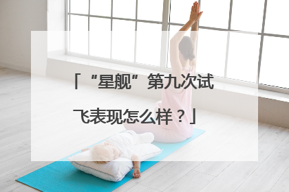 “星舰”第九次试飞表现怎么样？