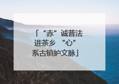 “赤”诚普法进茶乡 “心”系古镇护文脉