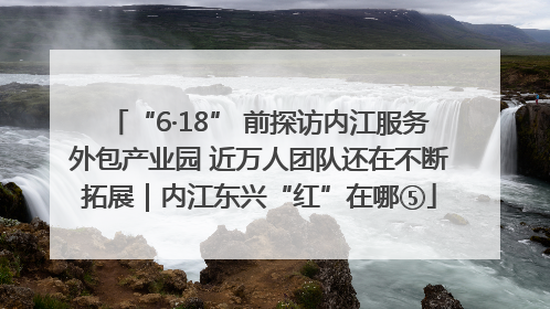 “6·18” 前探访内江服务外包产业园 近万人团队还在不断拓展｜内江东兴“红”在哪⑤