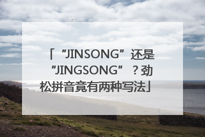 “JINSONG”还是“JINGSONG”？劲松拼音竟有两种写法