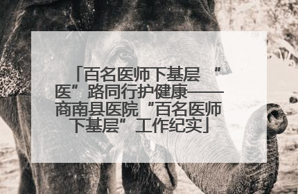 百名医师下基层 “医”路同行护健康——商南县医院“百名医师下基层”工作纪实