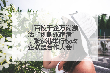 百校千企万岗激活“创新张家港”，张家港举行校政企联盟合作大会