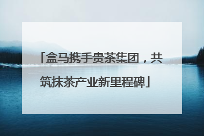盒马携手贵茶集团，共筑抹茶产业新里程碑