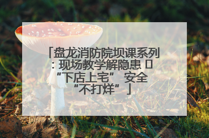盘龙消防院坝课系列：现场教学解隐患   “下店上宅” 安全 “不打烊”