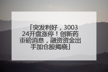 突发利好，300324开盘涨停！创新药重磅消息，融资资金出手加仓股揭晓