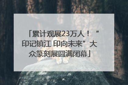 累计观展23万人！“印记镇江 印向未来”大众篆刻展圆满闭幕