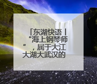 东湖快语丨“海上钢琴师”，属于大江大湖大武汉的诗意浪漫