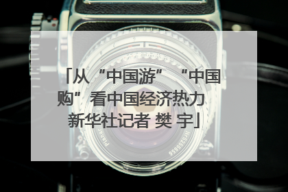 从“中国游”“中国购”看中国经济热力 新华社记者 樊 宇