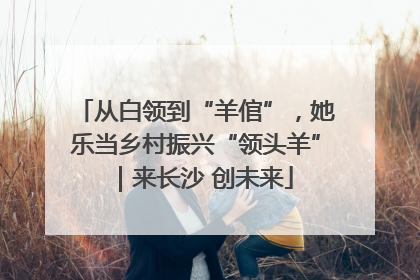 从白领到“羊倌”，她乐当乡村振兴“领头羊”｜来长沙 创未来