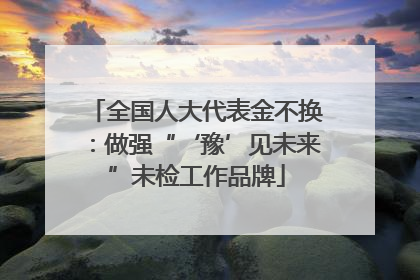 全国人大代表金不换：做强“‘豫’见未来”未检工作品牌