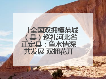 全国双拥模范城（县）巡礼河北省正定县：鱼水情深共发展 双拥花开谱新篇
