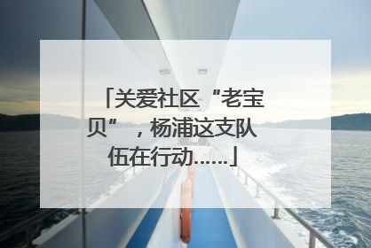 关爱社区“老宝贝”,杨浦这支队伍在行动……
