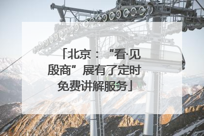 北京：“看·见殷商”展有了定时免费讲解服务