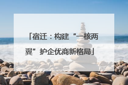 宿迁：构建“一核两翼”护企优商新格局