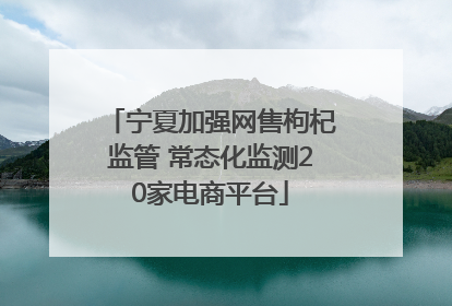 宁夏加强网售枸杞监管 常态化监测20家电商平台