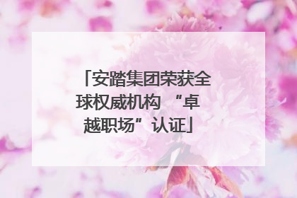 安踏集团荣获全球权威机构 “卓越职场”认证