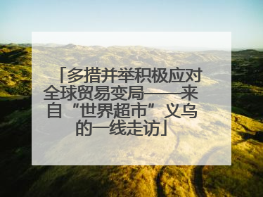 多措并举积极应对全球贸易变局——来自“世界超市”义乌的一线走访
