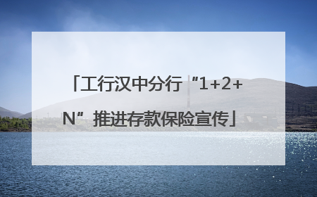 工行汉中分行“1+2+N”推进存款保险宣传