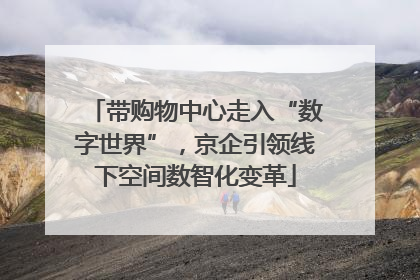 带购物中心走入“数字世界”，京企引领线下空间数智化变革