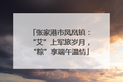 张家港市凤凰镇：“艾”上军旅岁月，“粽”享端午温情