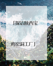 探访陕西宝鸡窑洞工厂