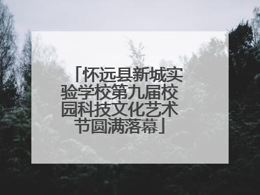 怀远县新城实验学校第九届校园科技文化艺术节圆满落幕