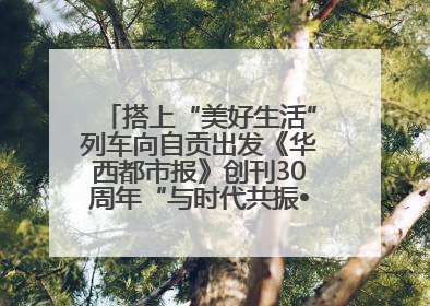 搭上“美好生活”列车向自贡出发《华西都市报》创刊30周年“与时代共振•蜀地人文主题展”5月30日开展丨美好生活有“盐”味