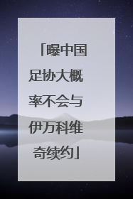 曝中国足协大概率不会与伊万科维奇续约