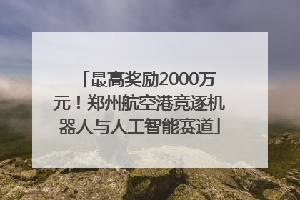 最高奖励2000万元！郑州航空港竞逐机器人与人工智能赛道