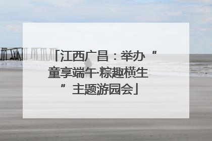 江西广昌：举办“童享端午·粽趣横生”主题游园会