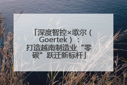 深度智控×歌尔（Goertek）：打造越南制造业“零碳”跃迁新标杆