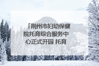 荆州市妇幼保健院托育综合服务中心正式开园 托育宣传月同步启动