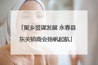 聚乡贤谋发展 永春县东关镇商会扬帆起航