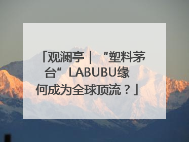 观澜亭｜“塑料茅台”LABUBU缘何成为全球顶流？