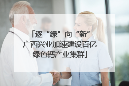 逐“绿”向“新” 广西兴业加速建设百亿绿色钙产业集群