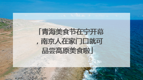 青海美食节在宁开幕，南京人在家门口就可品尝高原美食啦