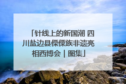 针线上的新国潮 四川盐边县傈僳族非遗亮相西博会｜图集