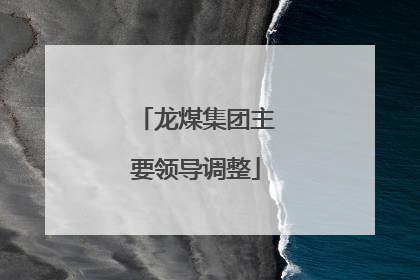 龙煤集团主要领导调整