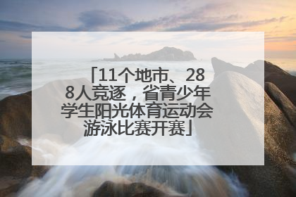11个地市、288人竞逐，省青少年学生阳光体育运动会游泳比赛开赛