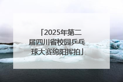2025年第二届四川省校园乒乓球大赛绵阳挥拍